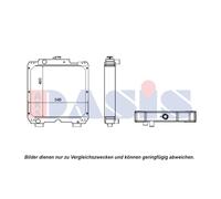 AKS DASIS 440302N Radiateur du moteur