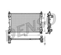 Radiateur, refroidissement du moteur DENSO DRM09113