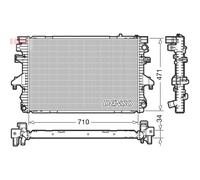 Denso Radiateur de refroidissement moteur DRM32040