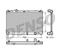 Radiateur, refroidissement moteur DENSO DRM51001