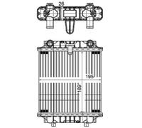 MAHLE ORIGINAL CR 1202 000P Radiateur du moteur