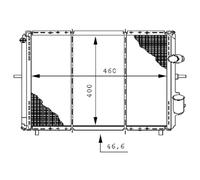 Radiateur, refroidissement moteur MAHLE CR 147 000S
