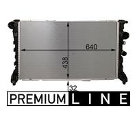 Radiateur, refroidissement moteur MAHLE CR 1772 000P