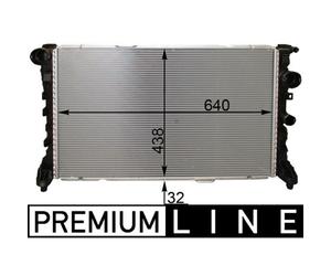 Radiateur, refroidissement moteur MAHLE CR 1772 000P