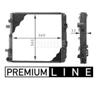 MAHLE CR 671 000P Radiateur du moteur