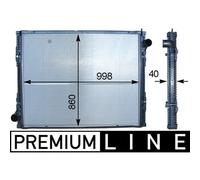 Radiateur, refroidissement moteur MAHLE CR 916 000P