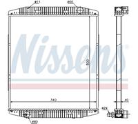 Radiateur, refroidissement moteur NISSENS 619730