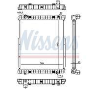 NISSENS 63332 Radiateur, refroidissement du moteur pour IVECO