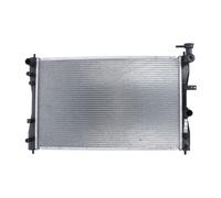 Nissens Radiateur moteur 68183 - grille soudée 398×639×16 mm pour Mitsubishi, Smart