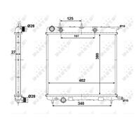 Radiateur, refroidissement moteur NRF 50439