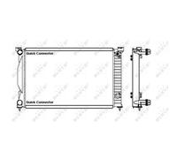 Radiateur, refroidissement moteur NRF 50543A