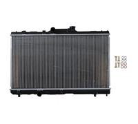 Radiateur, refroidissement moteur NRF 507594