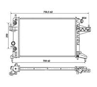 NRF 53035 Radiateur du moteur