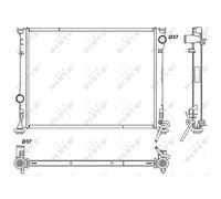 Radiateur, refroidissement moteur NRF 53041