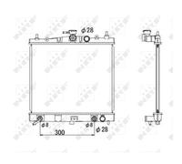 Radiateur, refroidissement moteur NRF 53535