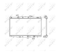 Radiateur, refroidissement moteur NRF 53573