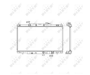 Radiateur, refroidissement moteur NRF 53573