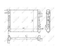 Radiateur, refroidissement moteur NRF 53712