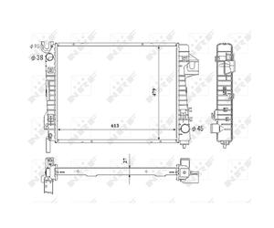 Radiateur, refroidissement moteur NRF 53712