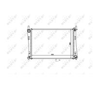 NRF 53740 Radiateur du moteur