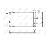 Radiateur, refroidissement moteur NRF 53747