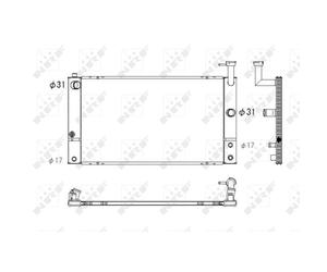 Radiateur, refroidissement moteur NRF 53747