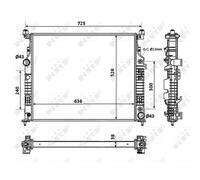 Radiateur, refroidissement moteur NRF 53937