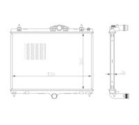 NRF 550027 Radiateur du moteur