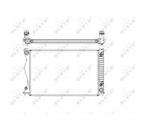 Radiateur, refroidissement moteur NRF 58220
