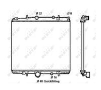 Radiateur, refroidissement moteur NRF 58313