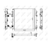 NRF 58317A Radiateur du moteur