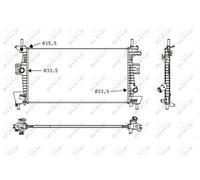 Radiateur, Refroidissement Moteur Pour FORD C-MAX FOCUS GRAND C-MAX