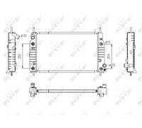 Radiateur, Refroidissement Moteur Pour FORD COUGAR MONDEO