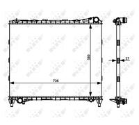 Radiateur, Refroidissement Moteur pour Land Rover Defender Discovery Range R