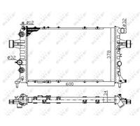 Radiateur, Refroidissement Moteur Pour OPEL VAUXHALL ASTRA ASTRAVAN ZAFIRA