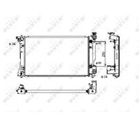 Radiateur, Refroidissement Moteur Pour TOYOTA AVENSIS