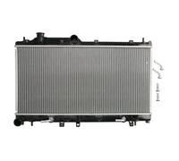 Radiateur d'eau Grille de radiateur soudée D77007TT THERMOTEC pour SUBARU XV
