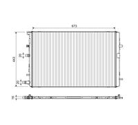 Valeo Radiateur 701395 de refroidissement moteur