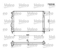 Radiateur, refroidissement moteur VALEO 732316