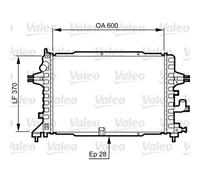 Radiateur, refroidissement moteur VALEO 734380