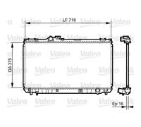 Radiateur, refroidissement moteur VALEO 734498