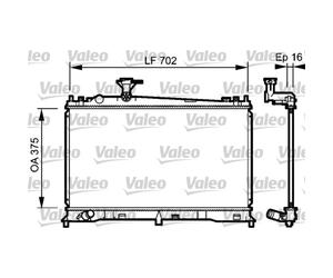 Radiateur, refroidissement moteur VALEO 735053