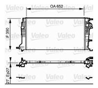 Valeo Radiateur du moteur 735182