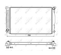 Radiateur Refroidisseur Convient pour Audi A4 Avant 8E5 B6 S4 Quattro 8H7 8HE B7