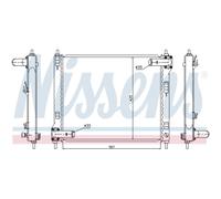 Radiateur Refroidisseur Convient pour Nissan Juke Pulsar Hayon F15 1.6 Dig-T C13