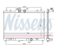 Nissens 68741 Moteur de refroidissement de radiateur