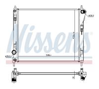 Radiateur Refroidisseur Convient pour Nissan Pulsar Hayon Juke C13 1.2 Dig-T