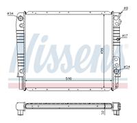 Radiateur Refroidisseur Convient pour Volvo 940 II Break 945 2.3Ti 2.3 Turbo