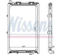 Radiateur Refroidisseur de Voiture Nissens 62872A Aluminium Ailettes Soudé