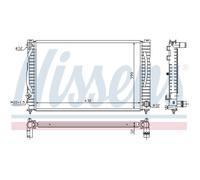Radiateur Refroidisseur de Voiture Nissens pour Audi A6 4B C5 4B2 8D5 B5